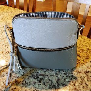 Lightweight Medium Crossbody Bag Shoulder Bag | Zipper Pocket | Adjustable Strap